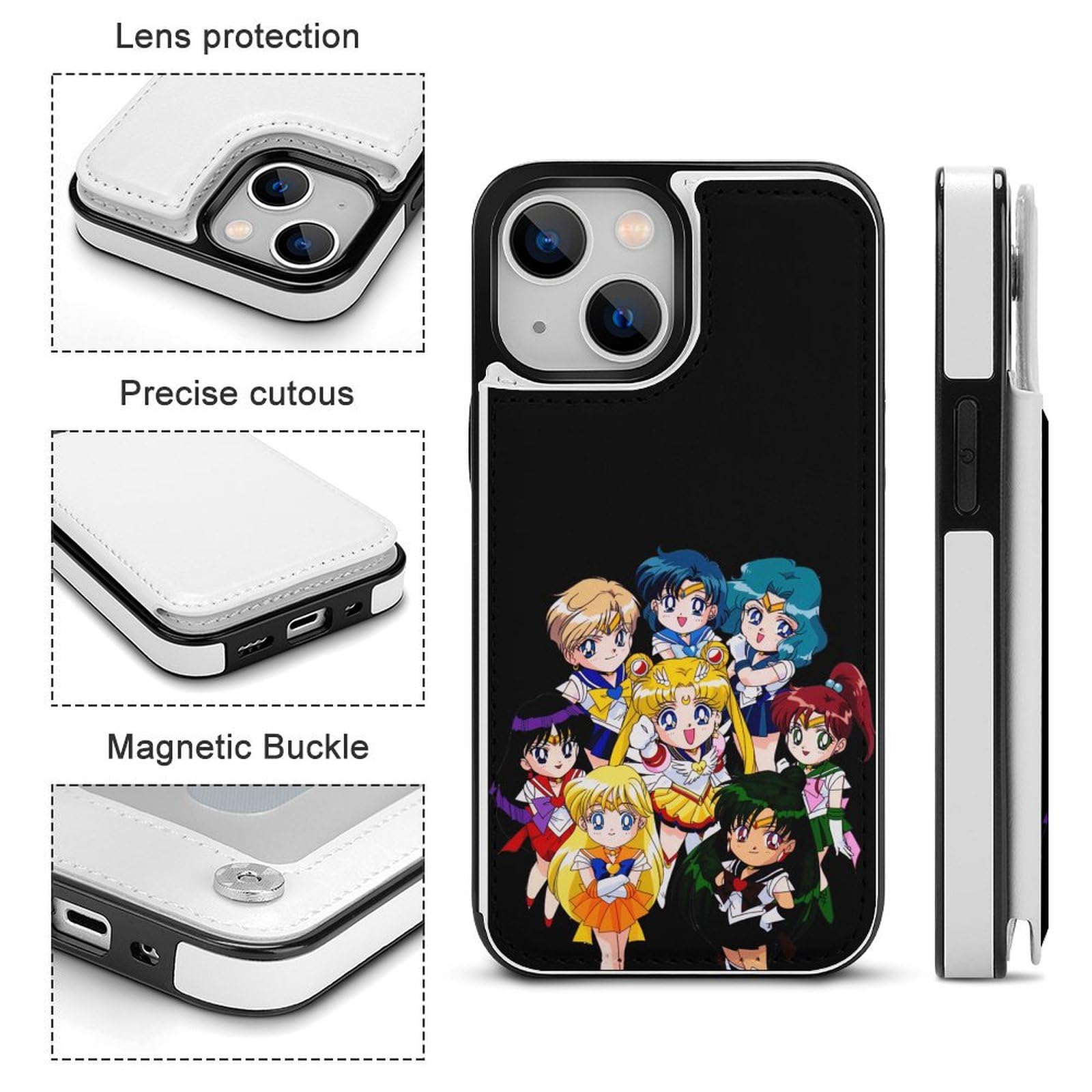 Amazon.co.jp: iPhone 14 Pro Max ケース 手帳型 美少女戦士
