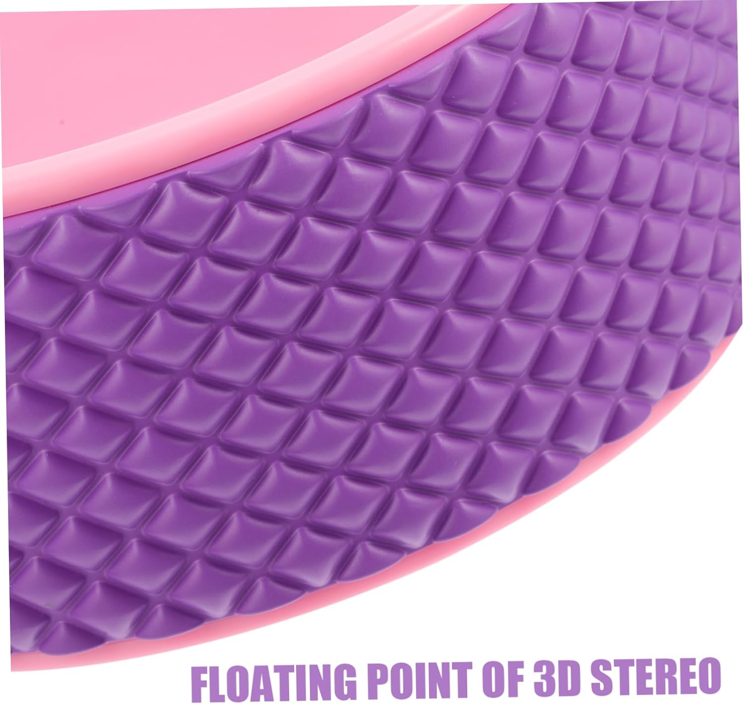 1Pc Yoga Assist Wheel Durable Backbend Roller for Stretching Massage Improves Flexibility Comfort for Beginners Fitness Pink Purple