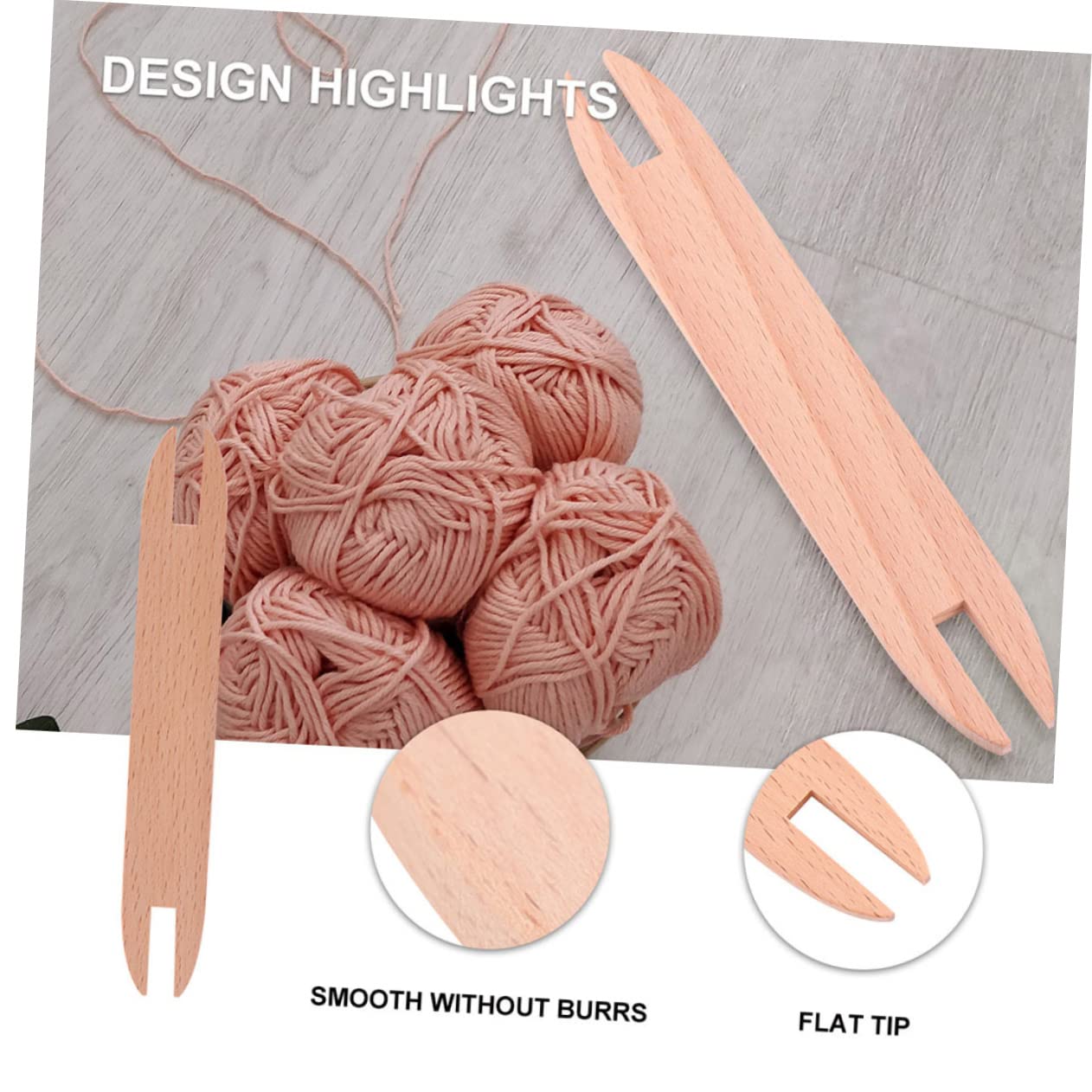 EXCEART 12stücke Holz-webschiffchen Teiliges Für Strick Und Webarbeiten Leicht Bequem Und Praktisch Für Pullover Schals Und Wandteppiche Hochwertiges Handwerkszeug Für Kreative