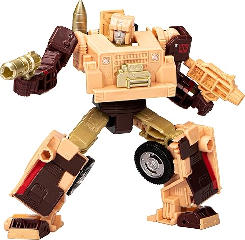 Transformers Toys Legacy Evolution Deluxe Class Detritus Toy 5.5 pulgadas, figura de acción para niños y niñas a partir de 8 años