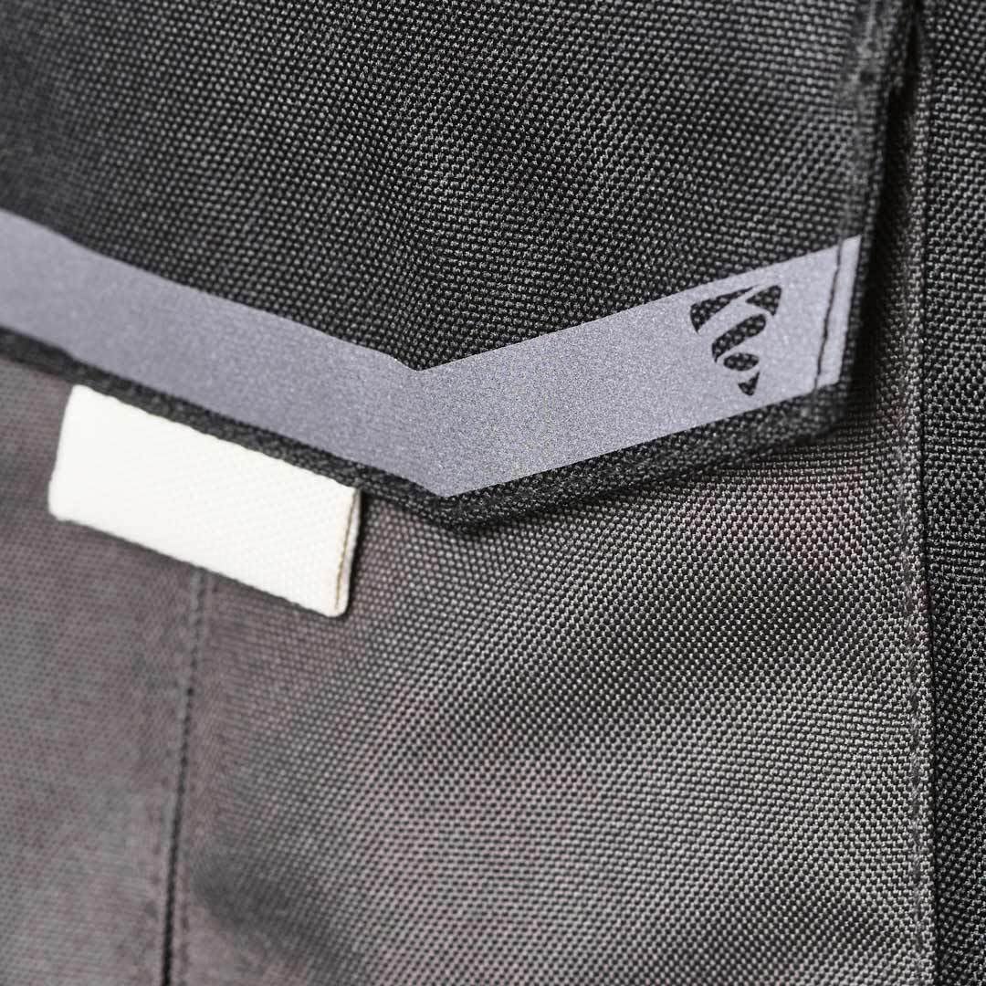 GMS Twister Neo imperméable à l’eau dames moto textile veste, noir/gris/blanc, 5XL