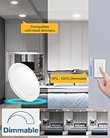 Vista 5 de Luces descendentes de disco, pack 1/24