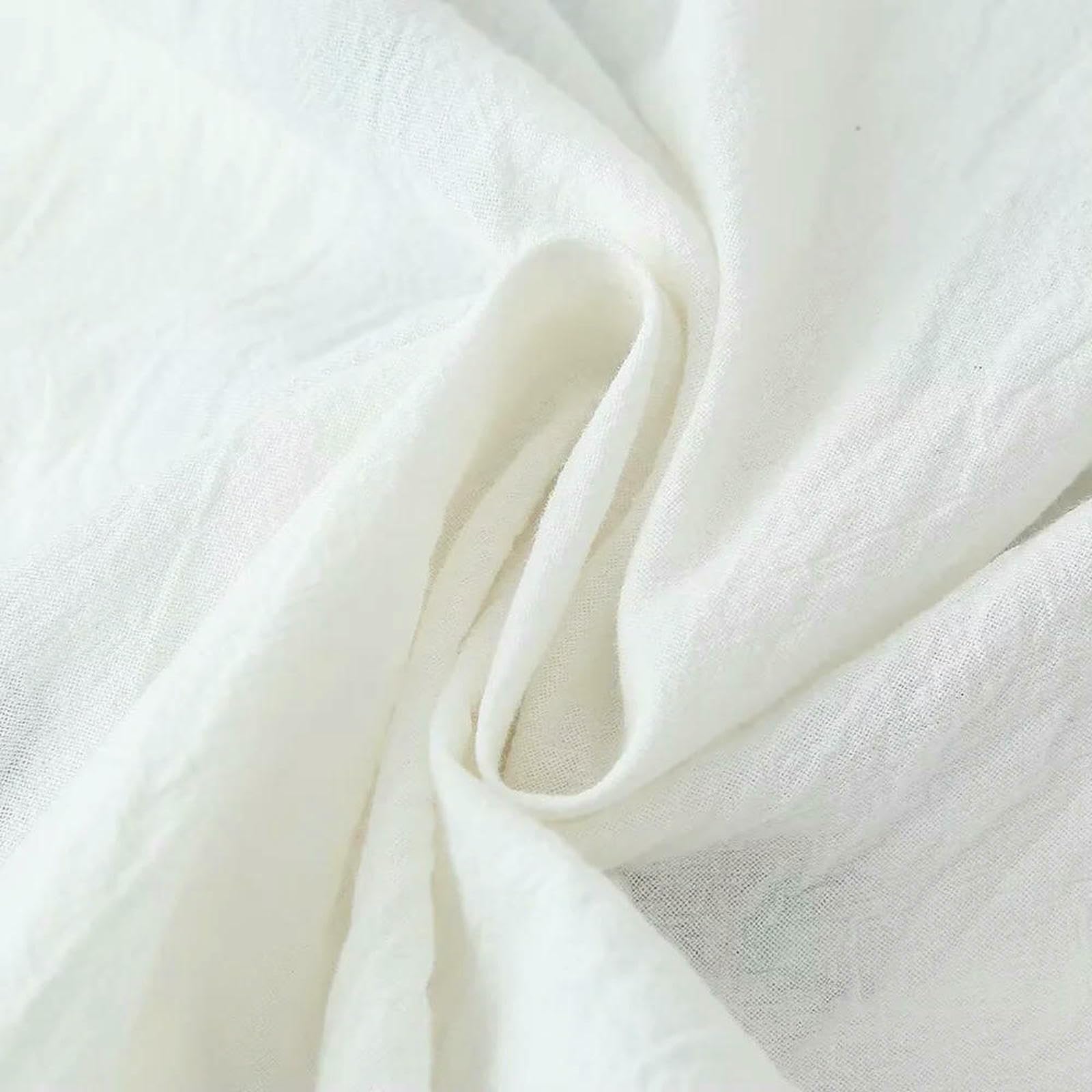 Vestito Donna Domande in Spiaggia in Spiaggia Senza Maniche Spaghetti Cinghia Abiti Sexy Casual Abiti-Bianco-XS