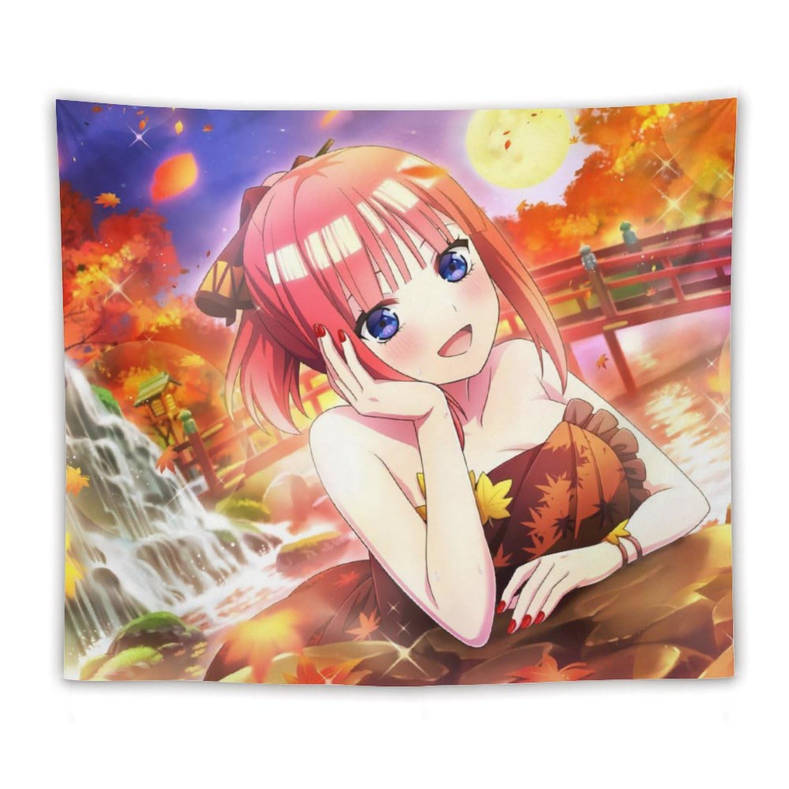 Amazon.co.jp: 五等分の花嫁 中野二乃 タペストリー 壁掛け 多機能