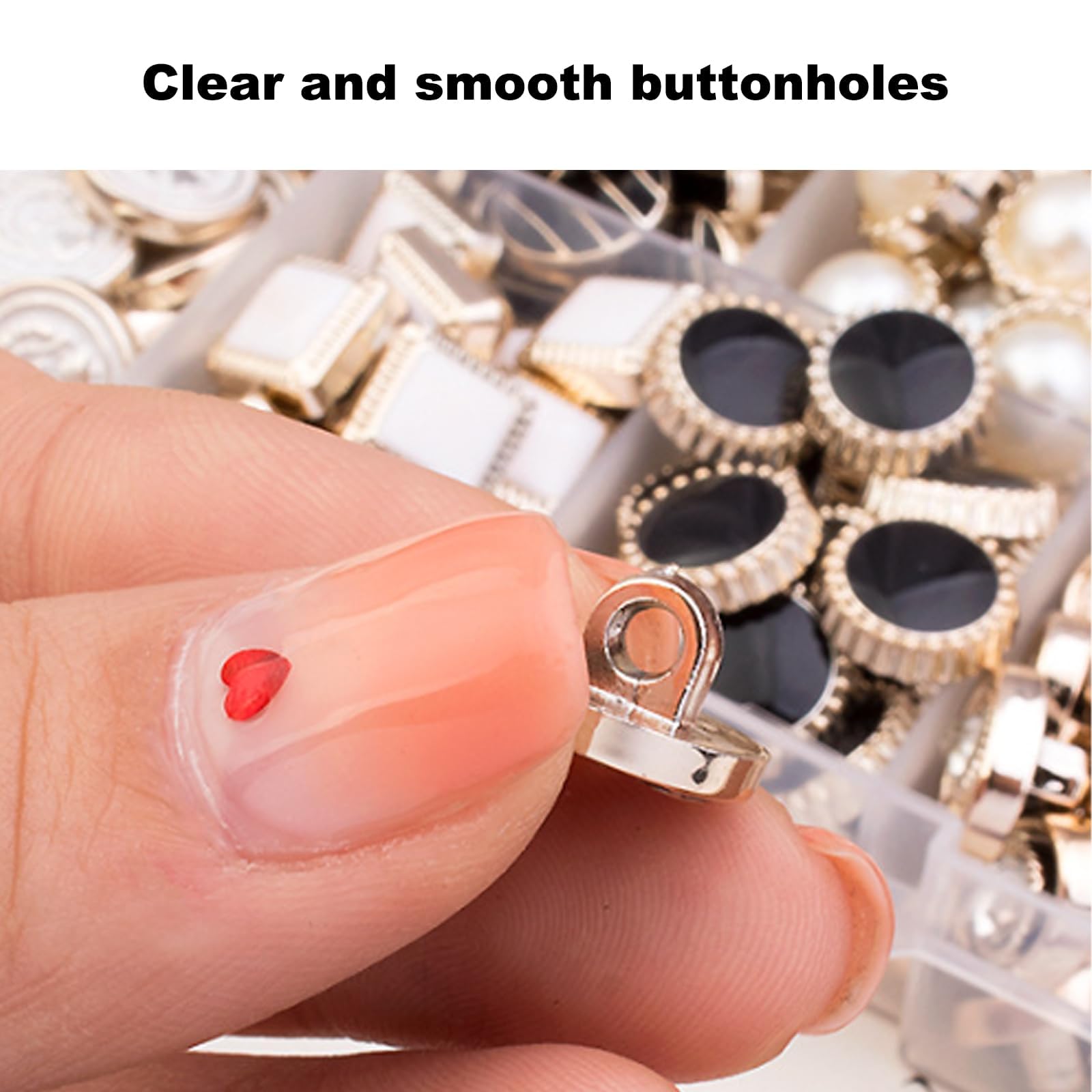 Wjelet 100 Pcs Sew in Faux Imitation Pearl Buttons, Ideal for Shirts Sweaters, Cardigan, 10 Mixed Styles, Mixed Colors, 9.5-12mm - Image 4