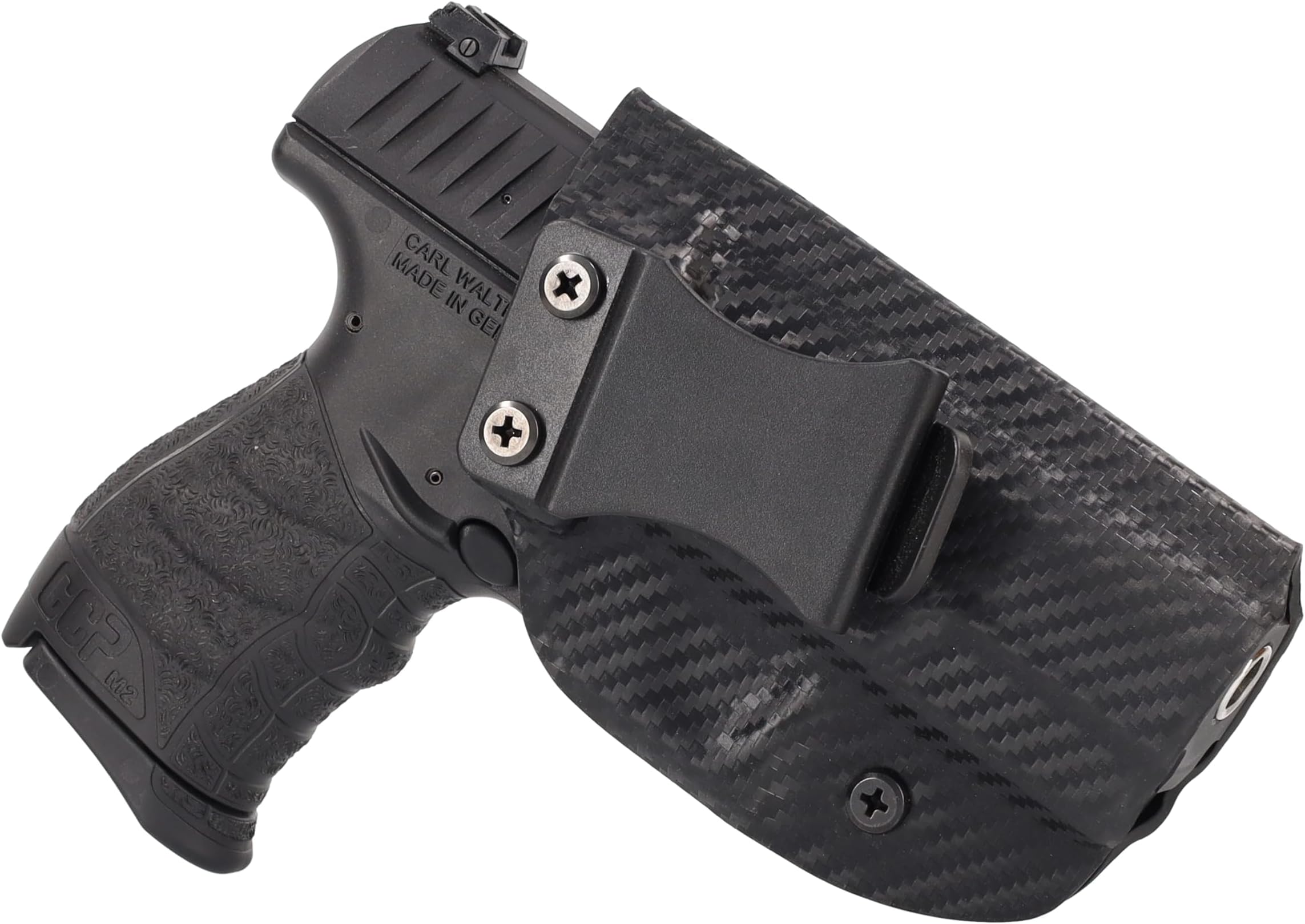 Outlaw Holster Right Hand Black Carbon Fiber IWB Holster for Walther PPK, PPK/S