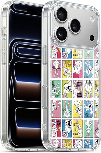 Miniatura 164 de Head Case Designs Funda de gel suave con licencia oficial de Looney Tunes Retro Bugs Bunny compatible con Apple iPhone 11 Pro Max Retro,Blanco y