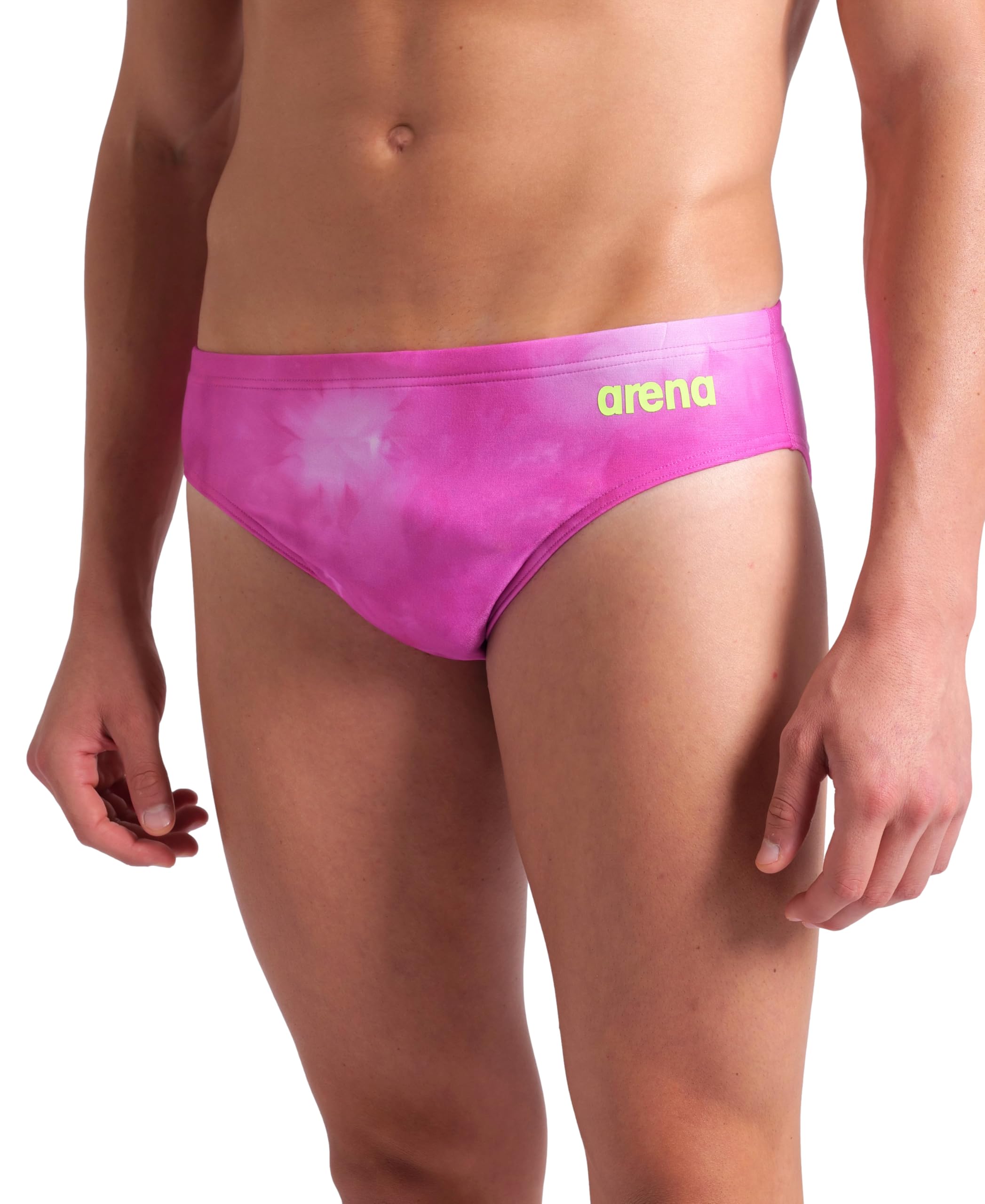 arena Performance Men's Tie-Dye Swim Briefs Athletic Swimsuit Training Bathing Suit Slips de Bain Homme