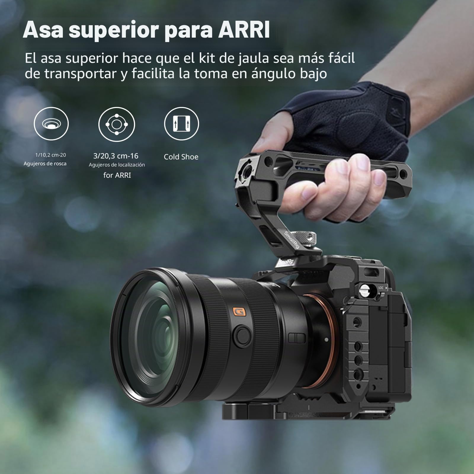 SMALLRIG A7 IV / A7S III Cage con Top Handle, Side Handle y HDMI Cable Clamp, Kit Avanzado para Sony Alpha 7 IV/Alpha 7 S III -3669D