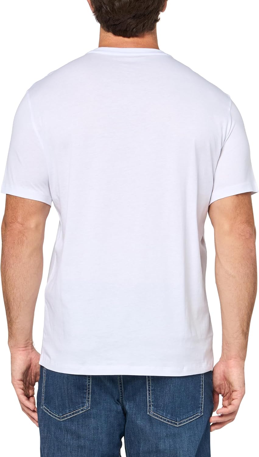 Armani Exchange Mens Regular Fit Cotton Jersey Gradient Box Colored Logo Tee - Image 2