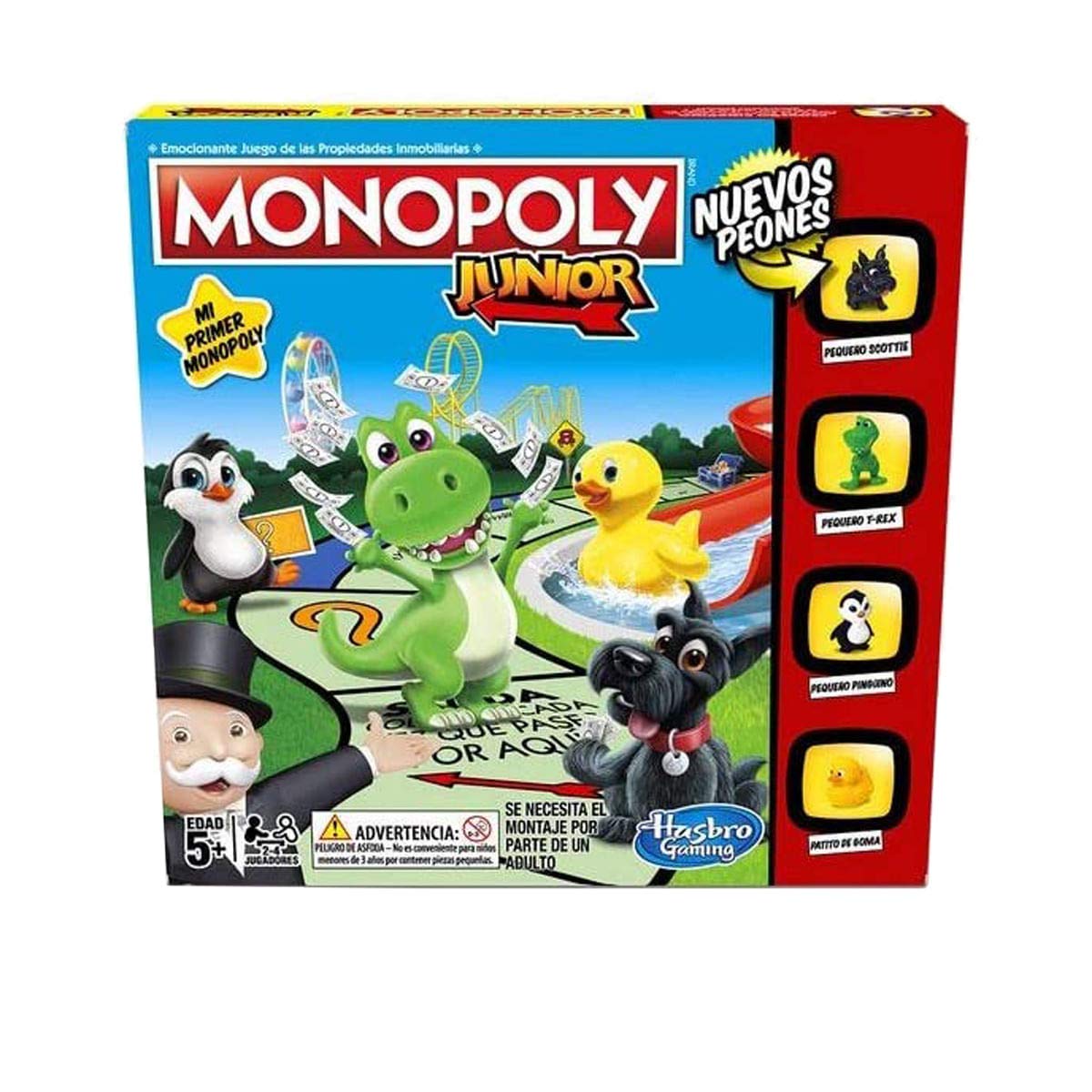 Monopoly- Junior, versión Española (Hasbro A6984546) Monopoly Junior