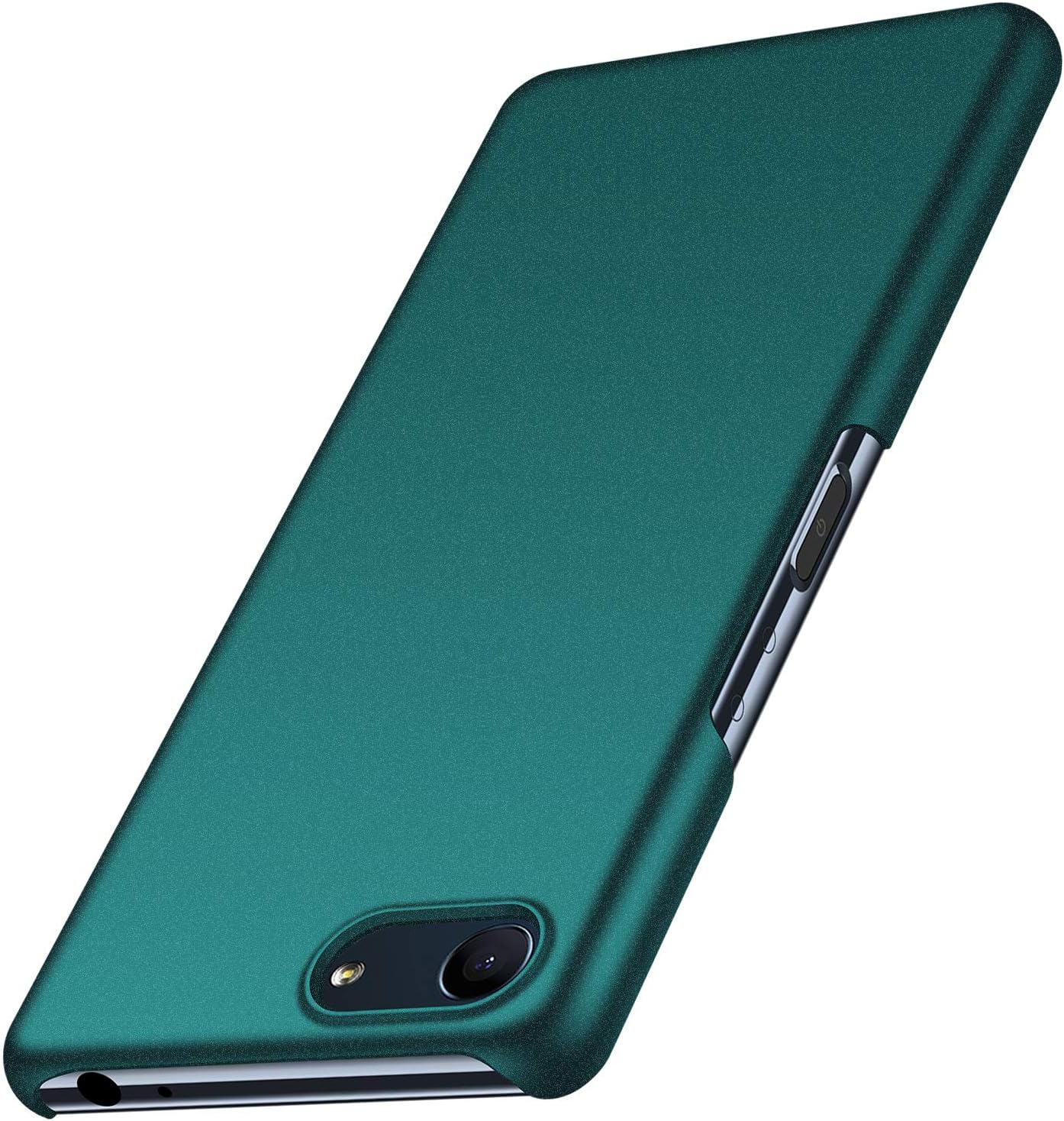 Arkour Sony Xperia Ace Case, Minimalist Ultra Thin Slim Fit Non-Slip Matte Surface Hard PC Cover for Sony Xperia Ace (Gravel Green)