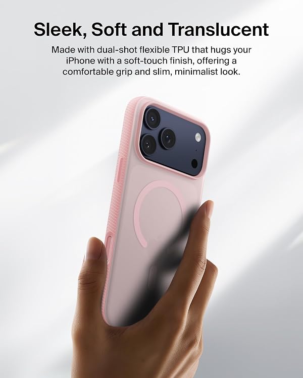Belkin for iPhone 17 Pro Max Case, Grip, MagSafe Compatible w/Anti-Scratch & Anti-Yellowing Coating, Touch Sensitive Camera Control - Military Grade, Anti-Slip, Magnetic, Shockproof, Protective by Belkin - Used condition - Image 7