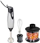 Hamilton Beach 2 Speed Hand Blender with Blending Wand, Whisk and Chopping Bowl Attachments, 59765C