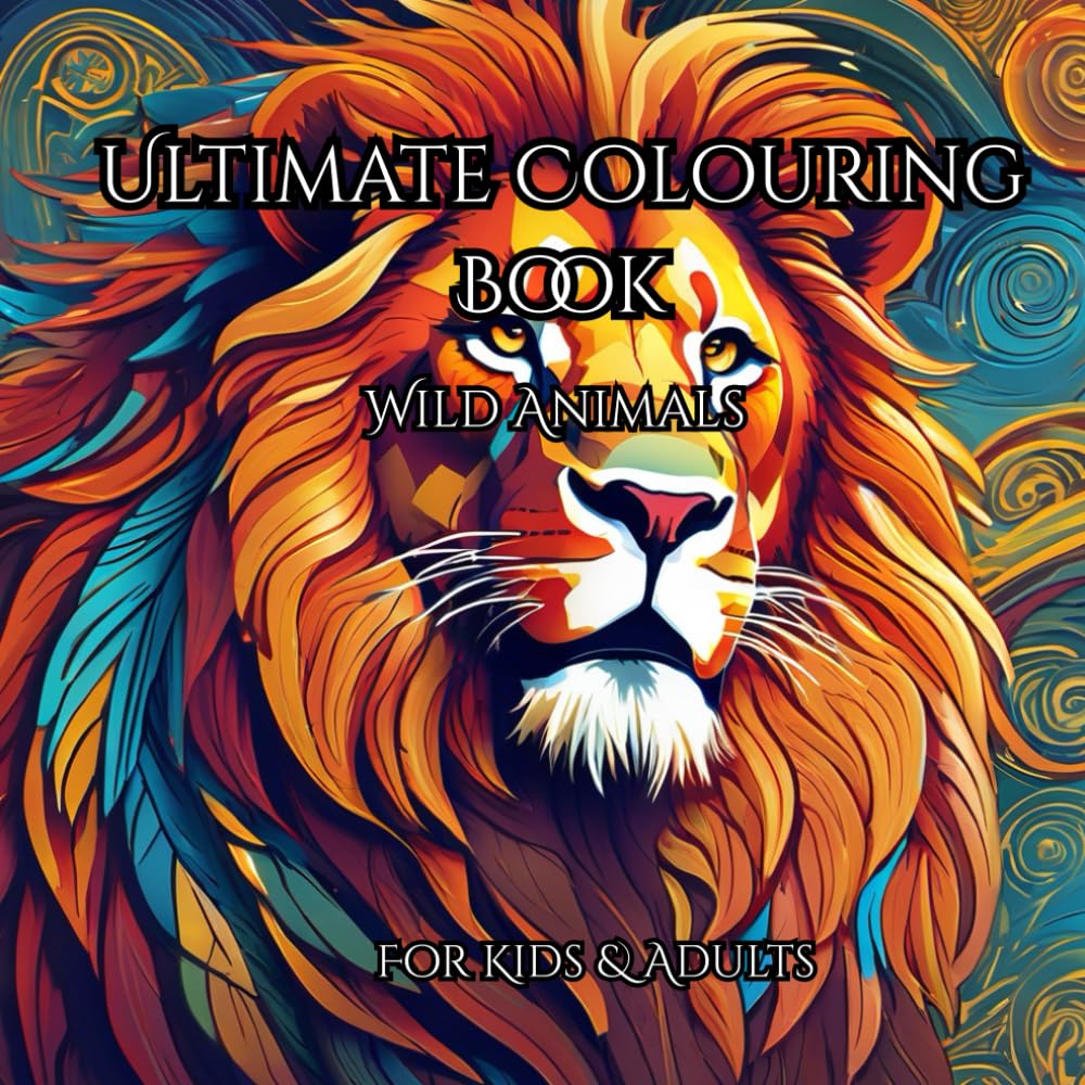 Animal Colouring Book For Adults & Kids: Colourful Critters
