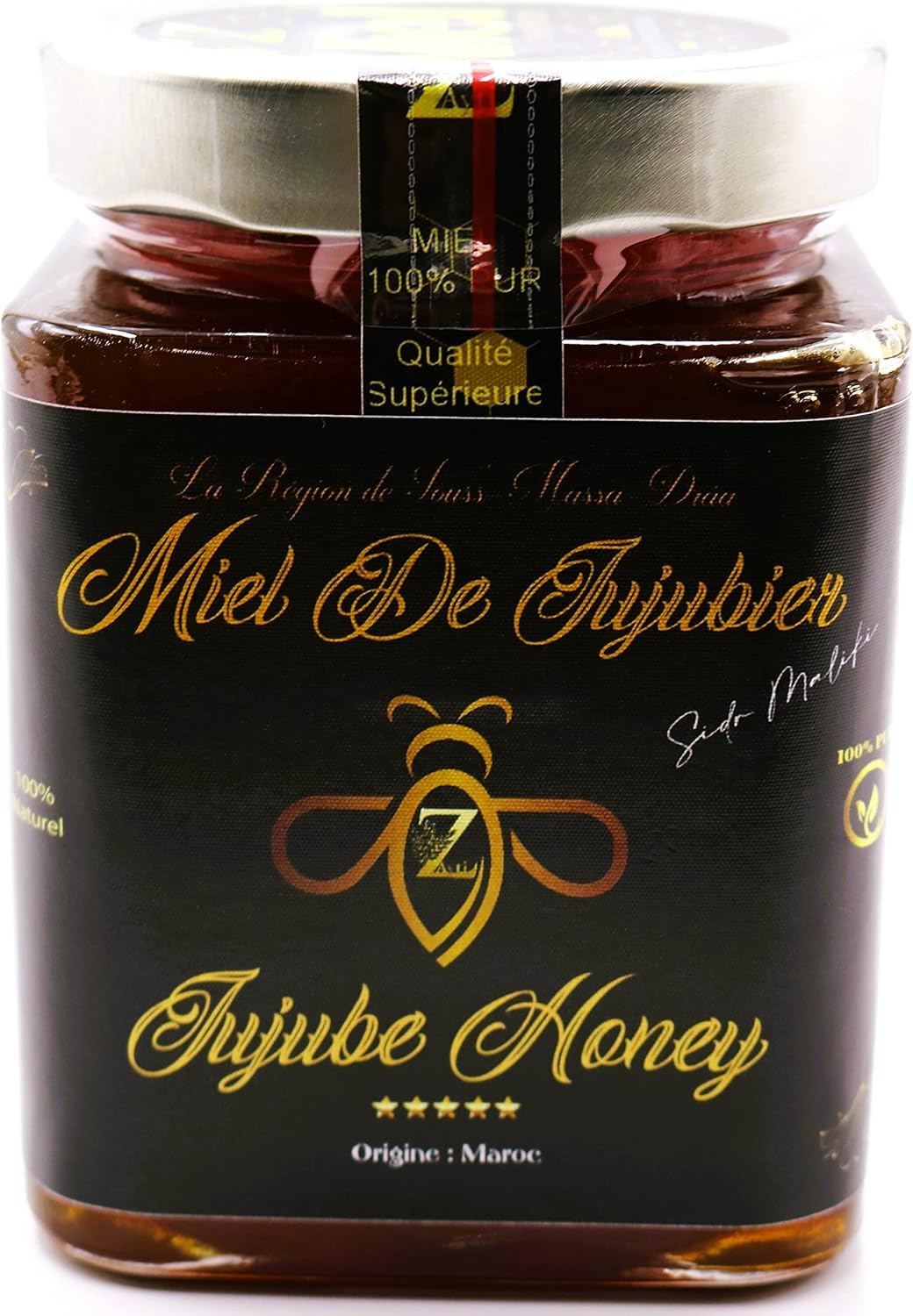 Miód marokański Jujubier - Sidr Maliky 100% naturalny - słoik 500g