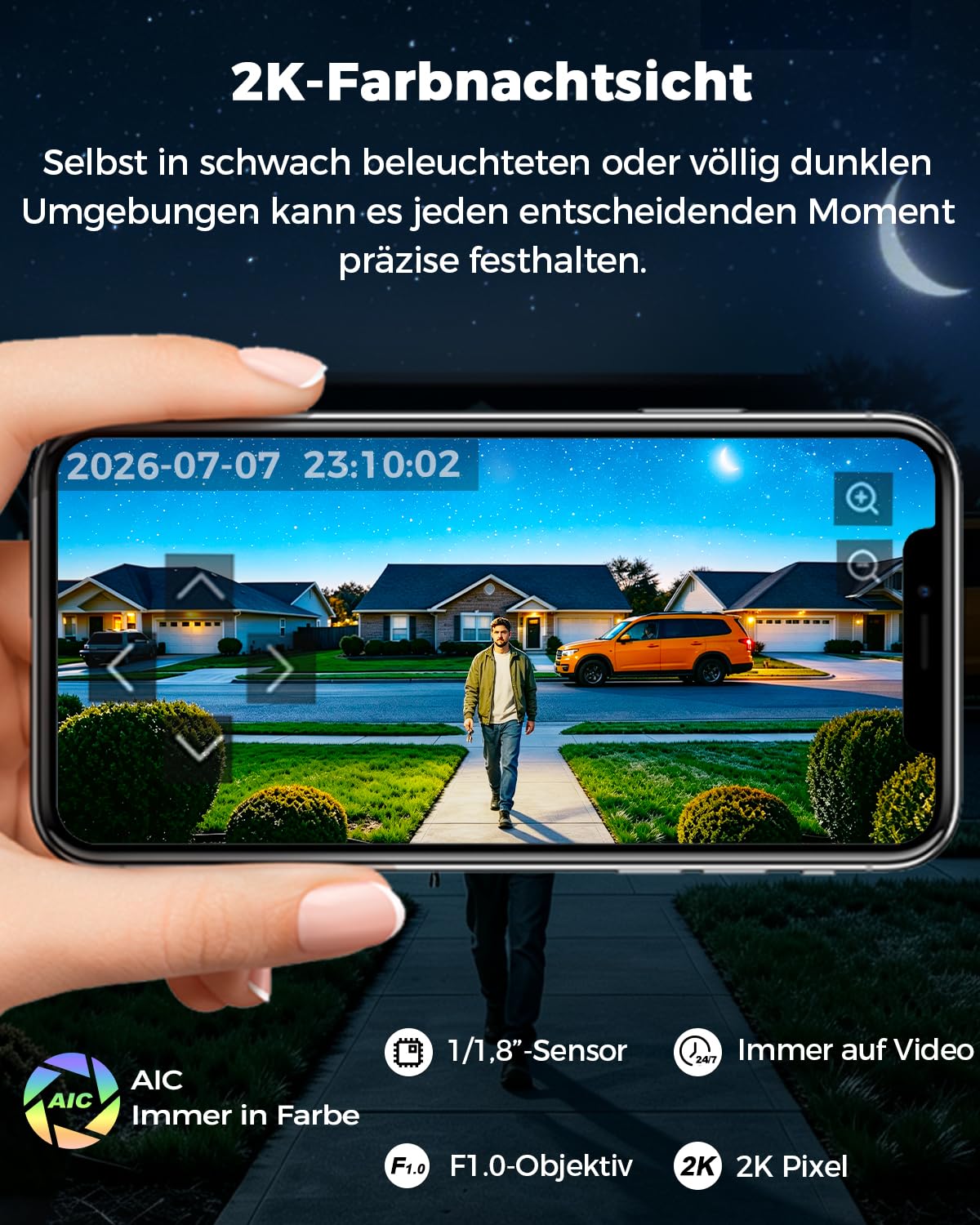 GENBOLT 4G LTE Solar Überwachungskamera Aussen mit SIM Karte, 24/7 Aufzeichnung AOV, 2K IP Kamera Outdoor Ohne WLAN, F1.0-Blende, 15600mAh Akku 8W Solarpanel, Vollfarbige Nachtsicht, 90FT KI-Erkennung