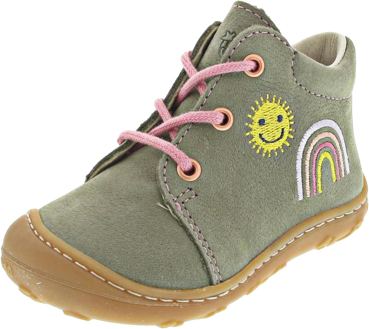 RICOSTA MECKI Girls' and Boys' Boots, Children's First Walking Shoes, Width: Medium, Loose Insole, Terracare