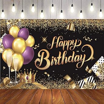 Amazon Co Jp Happy Birthday背景バナー ブラック パープル ゴールド バルーン ポリクラウン ロゴ ポスター 写真ブース背景 70 8 X 45 2インチ 男女兼用 男の子 男性 女の子 レディース 誕生日パーティーデコレーション おもちゃ Amazon Co Jp Happy Birthday背景バナー ブラック パープル ゴールド バルーン ポリクラウン ロゴ ポスター 写真ブース背景 70 8 X 45 2インチ 男女兼用 男の子 男性 女の子 レディース 誕生日パーティーデコレーション おもちゃ