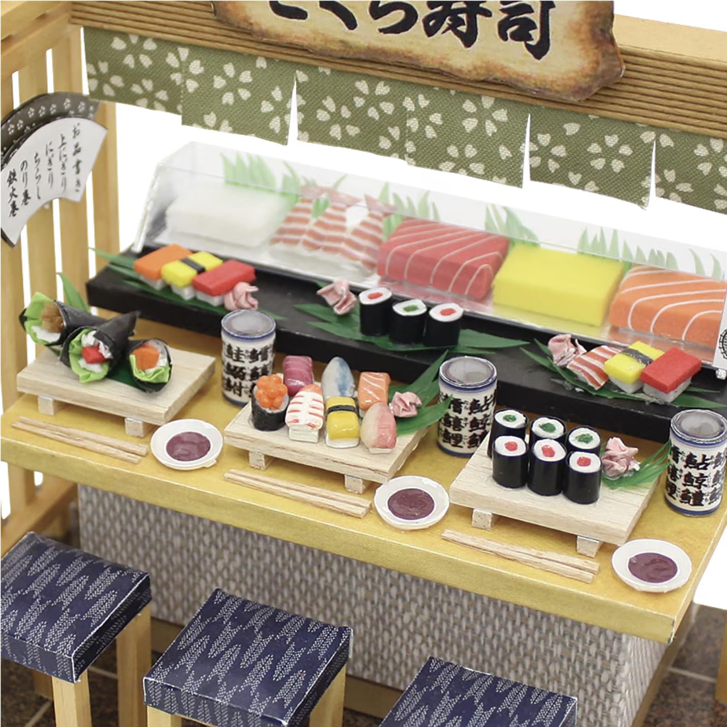 Amazon | ドールハウス キット 日本のごちそう 和食キット 寿司屋