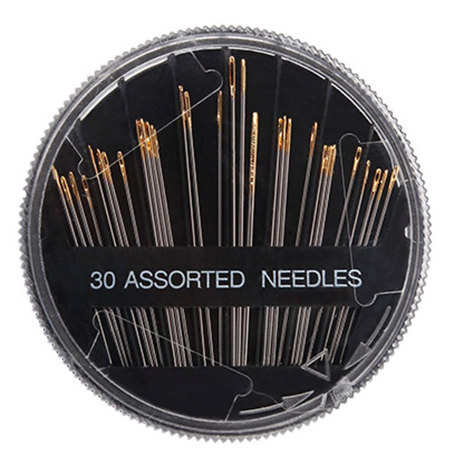 Professional Round Disk Needle Organizers Holds 30Pcs Alloy Needle for Tailoring Quilting and Repairs Portable Sewing Storage