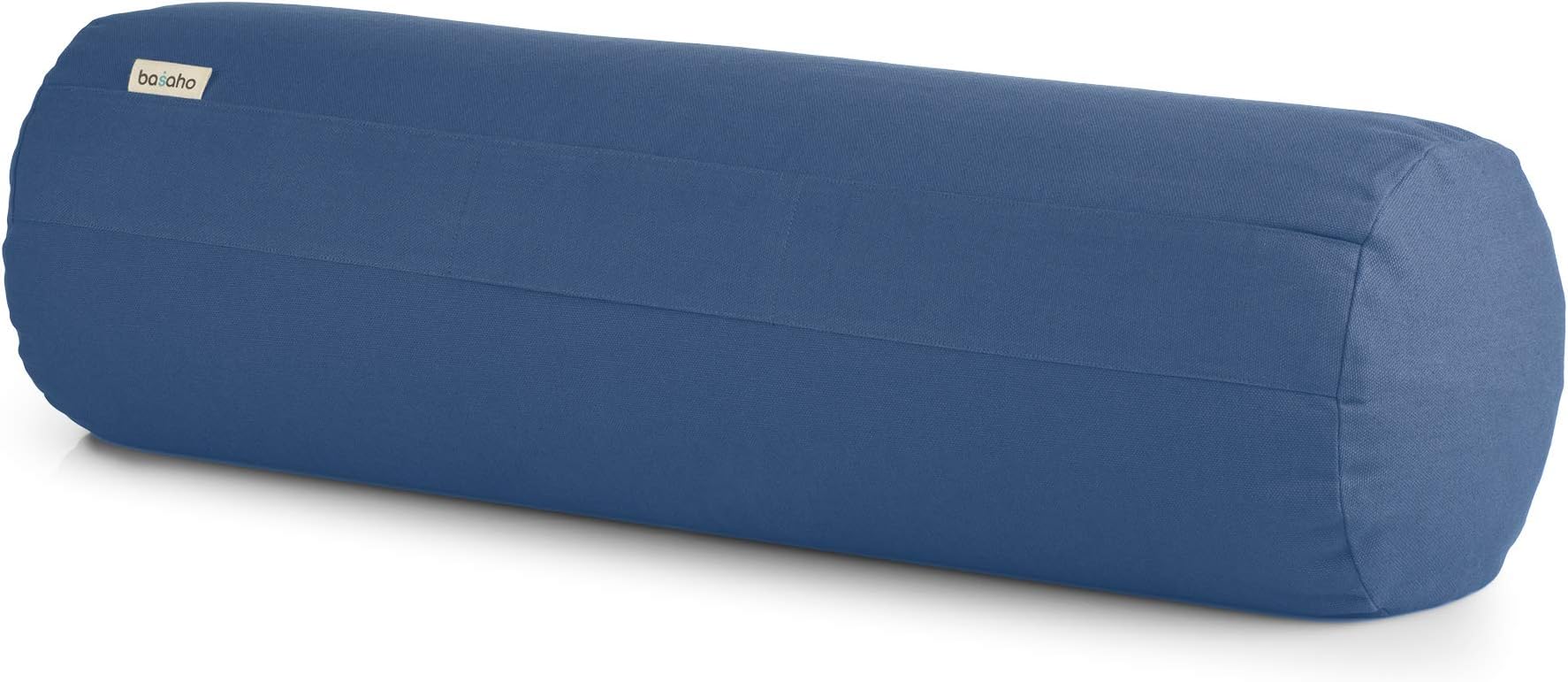 Yoga Bolster | Organic Cotton | Buckwheat Hulls | Removable Washable Cover