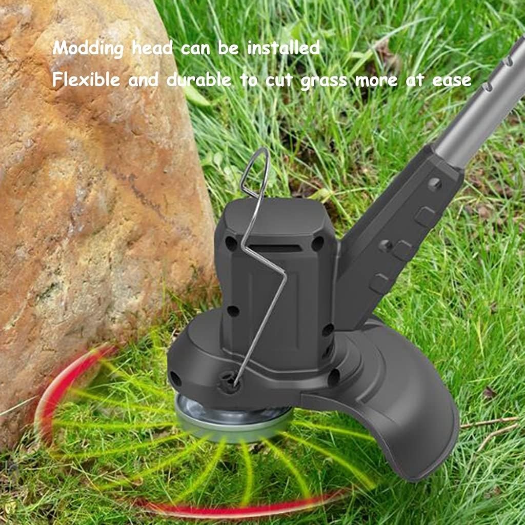HYQHYX desbrozadora bateria Cortacésped Cortacésped eléctrico Cortacésped doméstico de batería de Litio de Alta Potencia