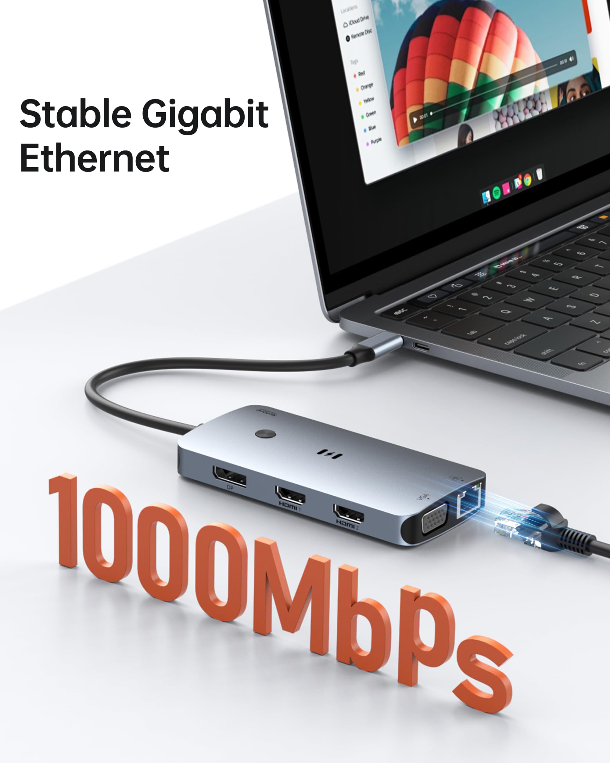 Amazon | Selore USB Cドッキングステーションデュアルモニター