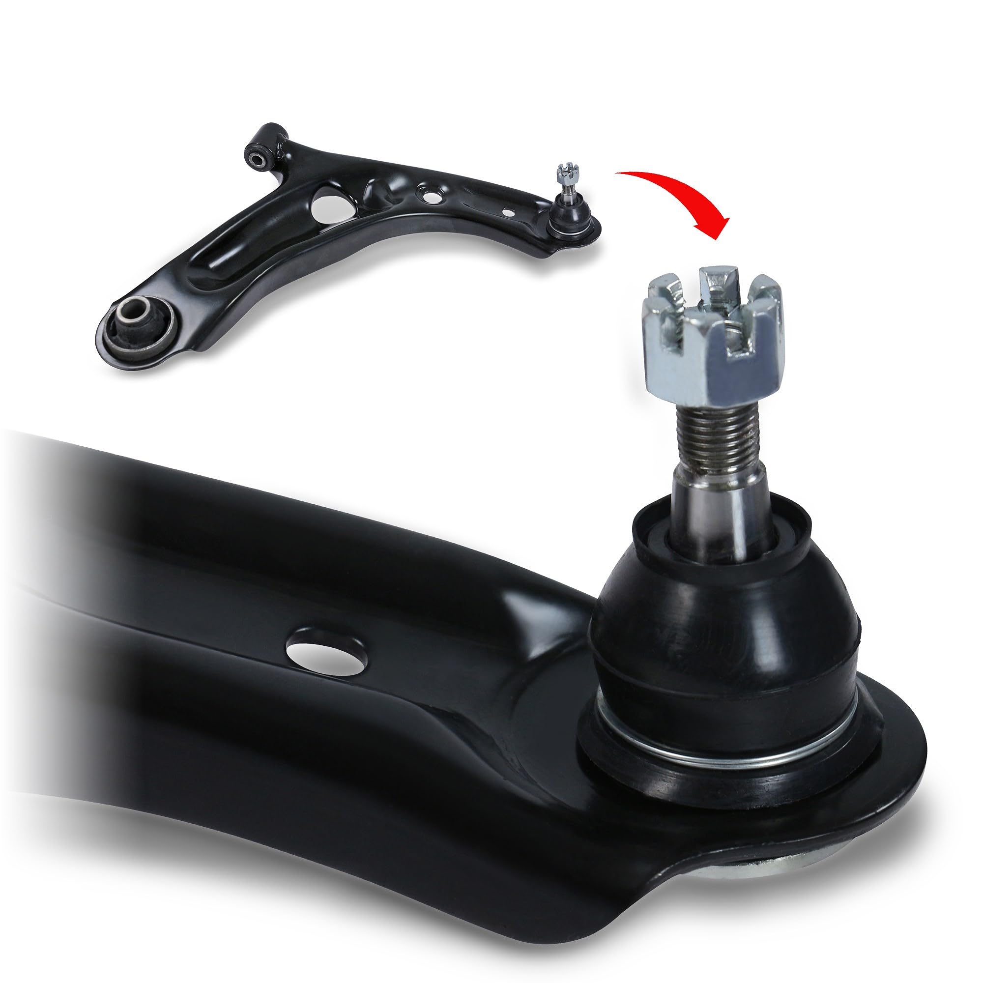ATEC Germany Jeu de direction transversale - 2x bras de suspension avant 2x