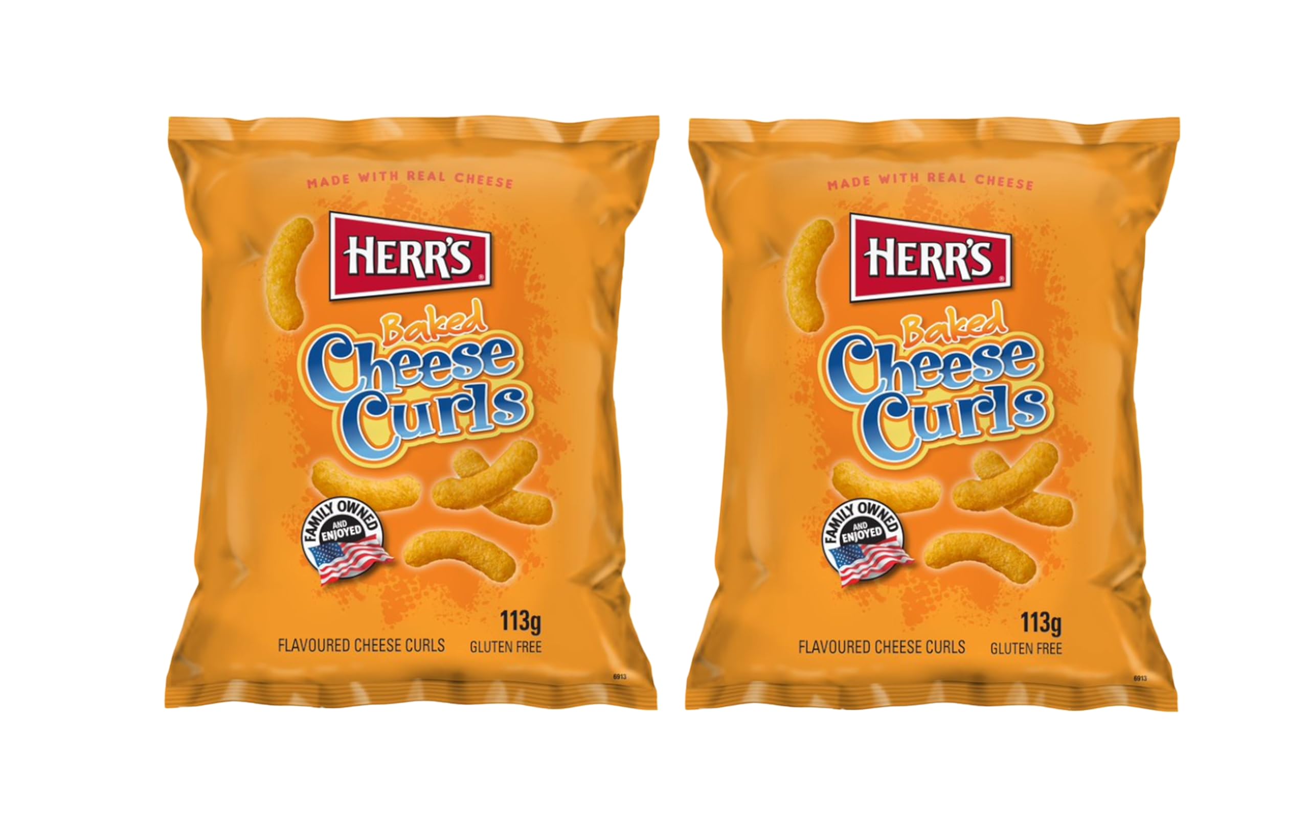 GenericHerrs Cheese Curls 113G (Pack of 2)