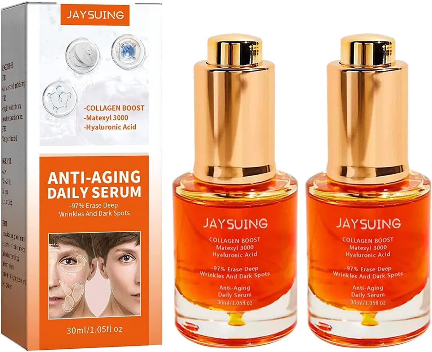 Youthcode Advanced Collagen Boost Anti Aging Serum, Youthcode Collagen Boost Anti Aging Serum, Youth Code Serum, Collagen Boost Serum, Collagen Booster for Face with Hyaluronic Acid (2PC)