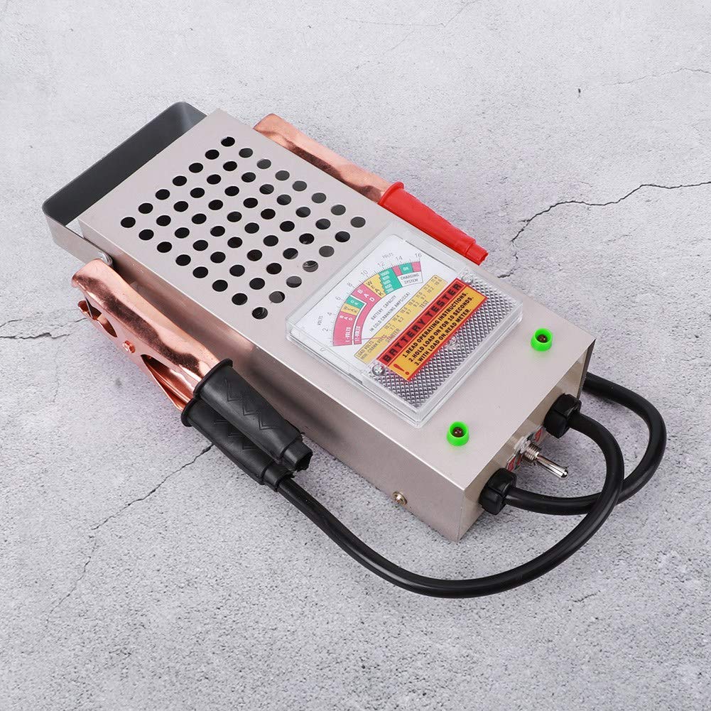 DAUERHAFT Tester per Batteria per Auto 12V, Analizzatore di Carico Automobilistico 200AH, Tester per Batteria di Prova di Carica, Test di Carico Massimo Automobilistico