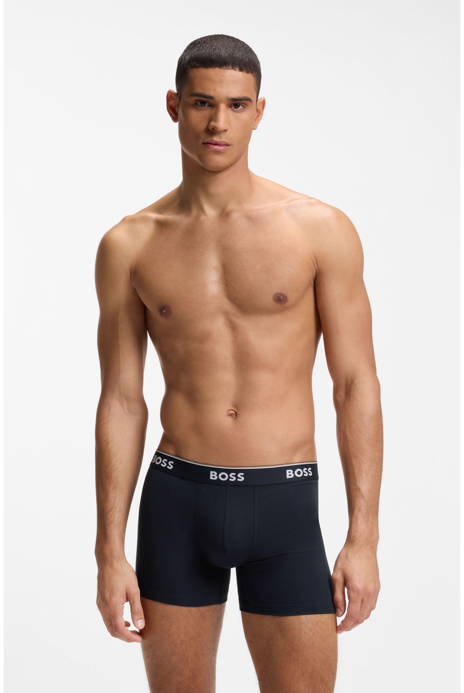 Boss Power bokserki 3-pak, niebieski, L