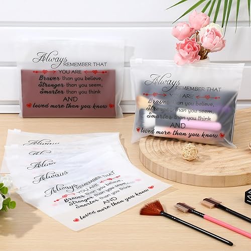 Miniatura 10 de 150 bolsas de cosméticos inspiradoras de EVA con cremallera, regalos para el día de la madre, regalos de aliento a granel, bolsas de artículos de