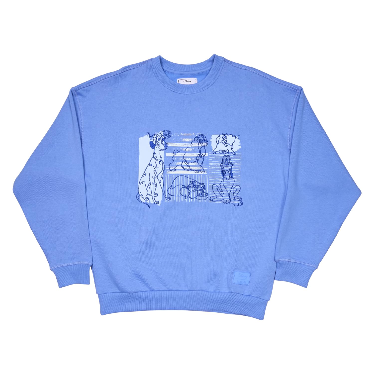 LF DISNEY DOGS & CATS OVERSIZED CREWNECK SWEATSHIRT
