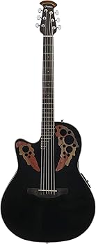 Amazon | OVATION CE44L-5-G BLK Celebrity Elite Black レフティ