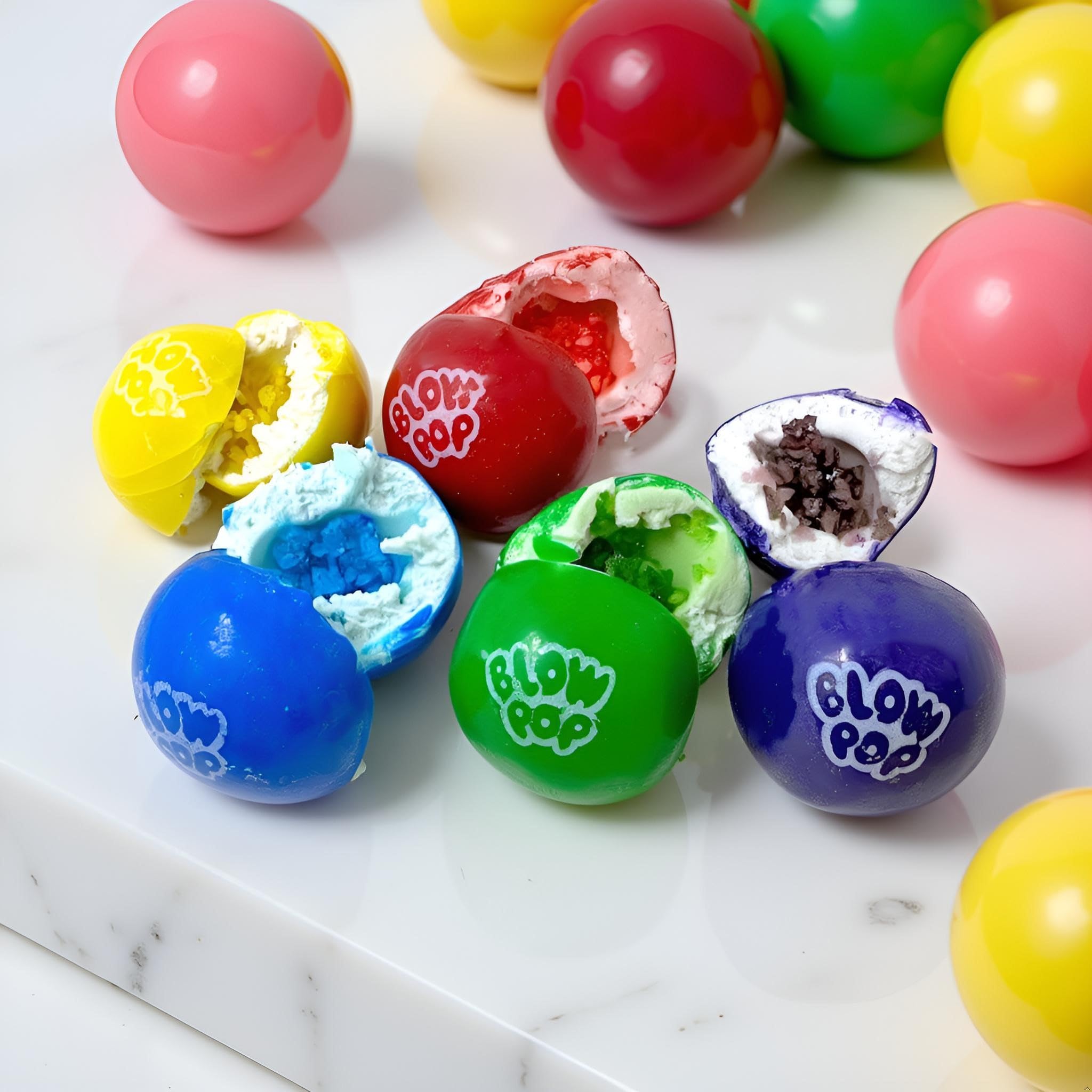 Snapklik.com : SweetGourmet Blow Pop Filled Gumballs, Bulk Unwrapped ...