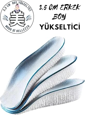 Erkek Boy Uzatan 2,5 CM Tabanl k, Yar m Boy Ortopedik Topuk Y kseltici, Moon Walk K p k Taban