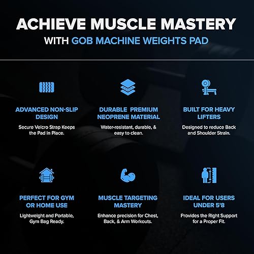 Miniatura 4 de Almohadilla diseñada por Charles Glass - Diseñado exclusivamente para entrenamiento de pesas libres de precisión