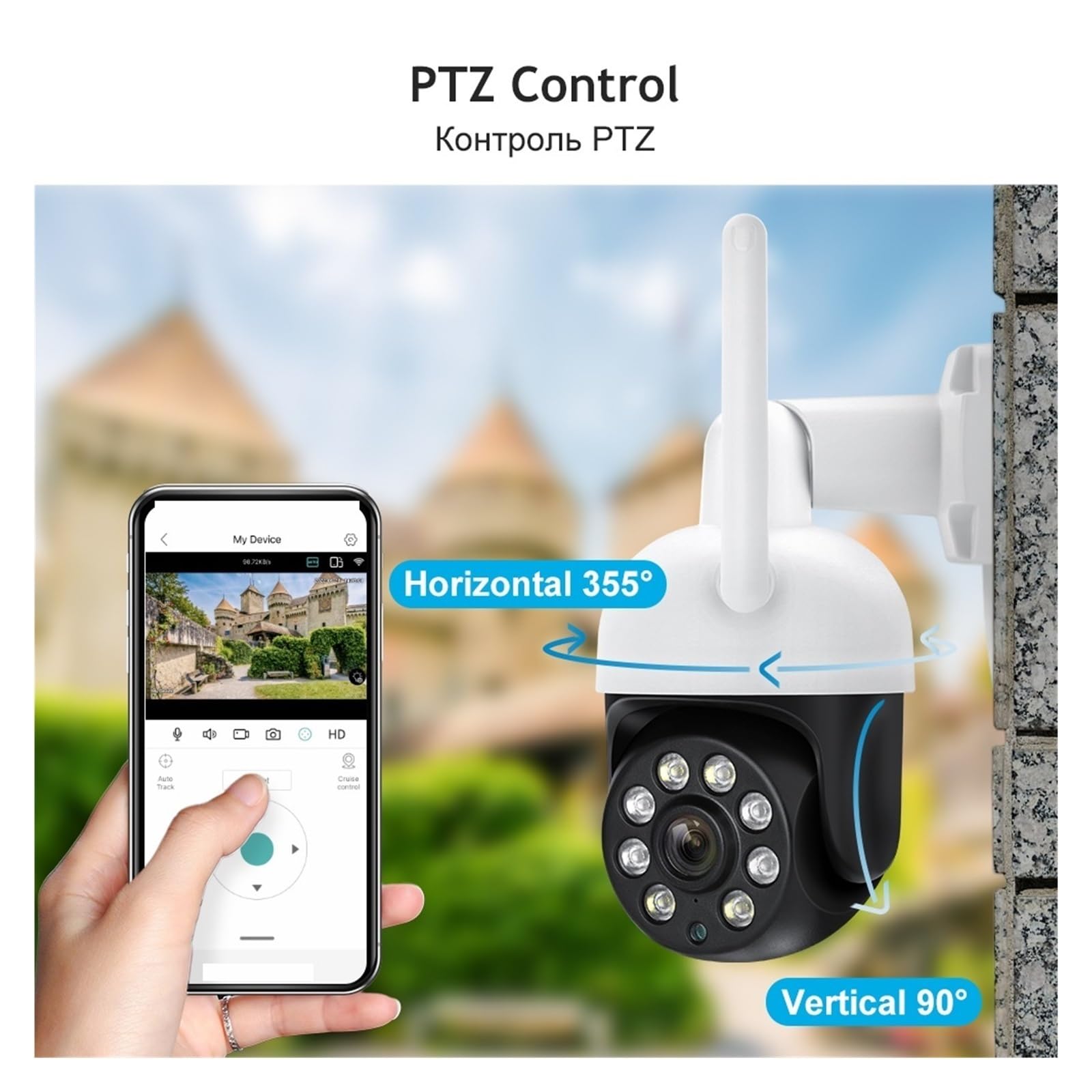 Kamera bezpieczeństwa, Zestaw do nadzoru wideo 4 MP Dwukierunkowa ochrona domu Kamera IP NVR Zestaw wideo Bezprzewodowy system kamer bezpieczeństwa(NONE,8CH NVR 8 Camera)