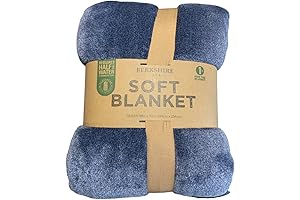 Life EcoSoft Blanket: Snuggle Sustainably in Azure Serenity