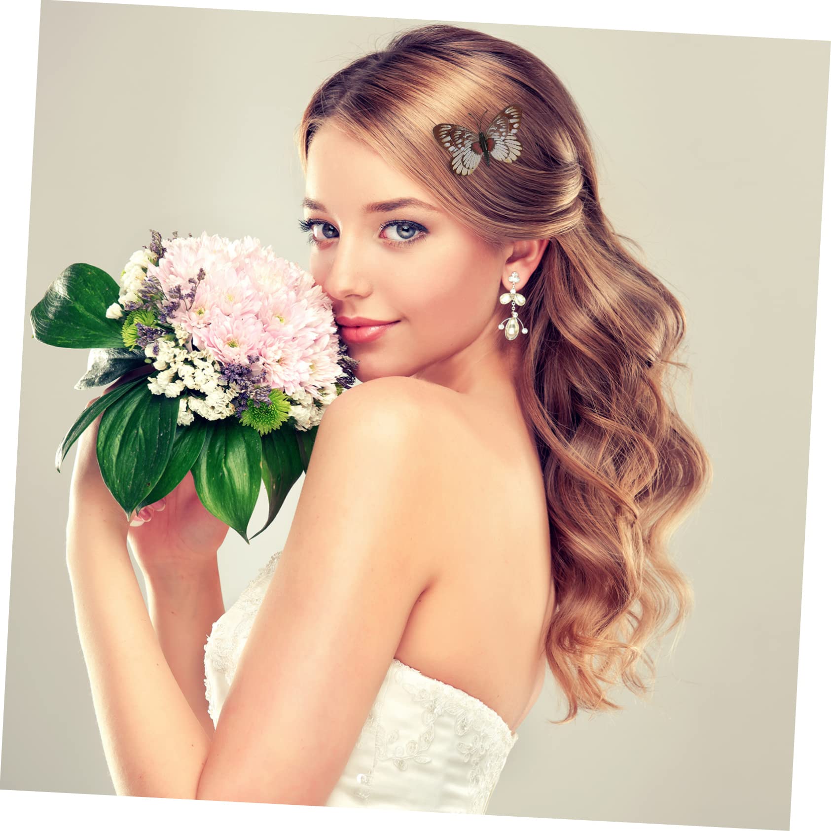 minkissy 60 fermagli per capelli a forma di farfalla, decorazione estiva, mini fermagli per capelli da donna, fermagli per capelli a coccodrillo, fermagli per capelli estivi, fermagli per capelli a