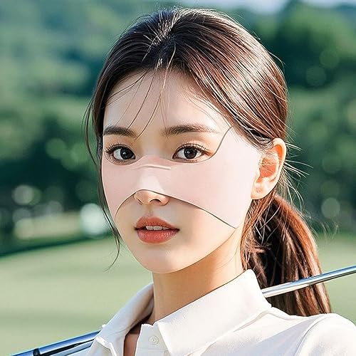 Miniatura 4 de Parches solares para la cara  Parches para ojos de golf  Protector facial portátil para la nariz, correr, senderismo, ciclismo, pesca, viajes,