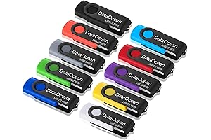 10 Colors 16GB USB Flash Drive Bundle for Students, Teachers, Office Professionals