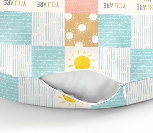Miniatura 8 de Fundas de almohada de lactancia vintage para niños y niñas, estilo bohemio, para lactancia, almohadas de lactancia neutra, sol de verano, fundas