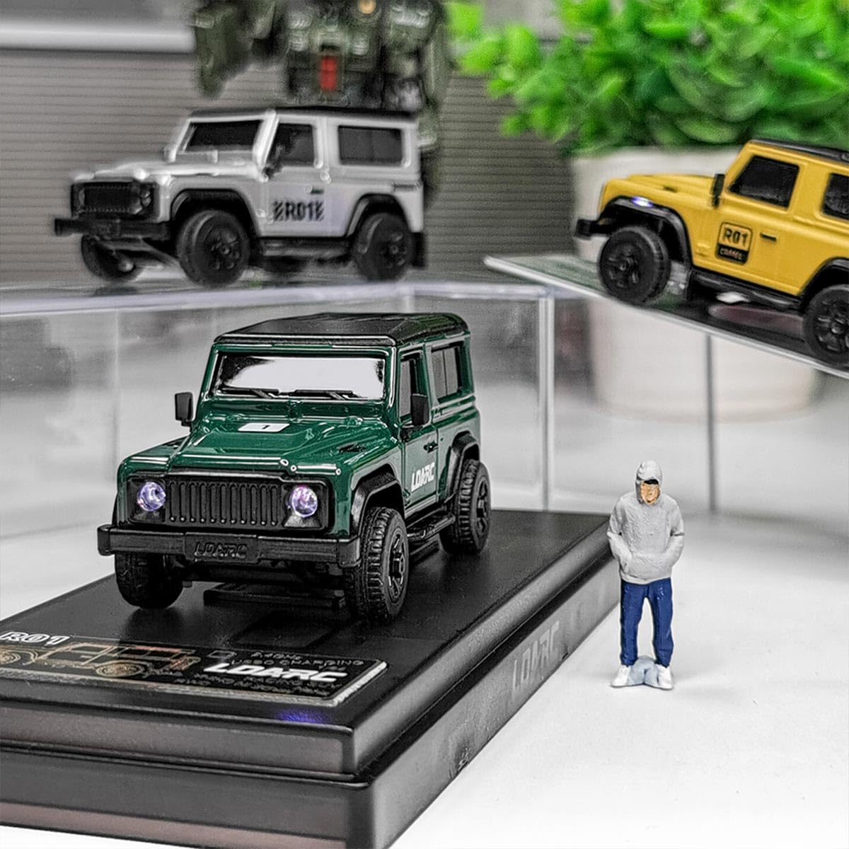 R01 1/64 samochód RC, mini pojazd wspinaczkowy 2,4 G, model RC samochód wspinaczkowy, RC Off-Road, RC Crawler Car RC Buggy, prezent urodzinowy dla dorosłych -RTR