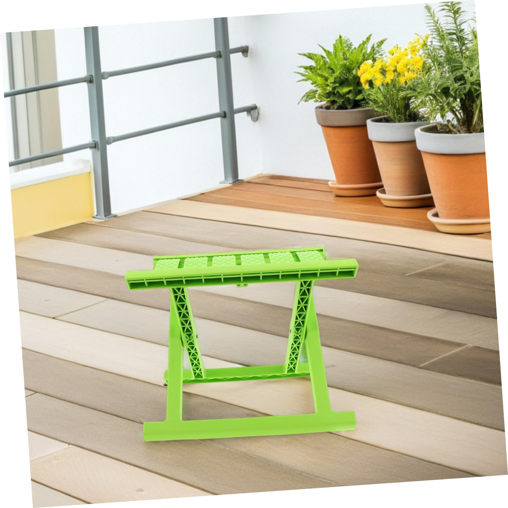 UPKOCH Tabouret Pliant Portable Plein Air Chaise et Ergonomique pour Camping Randonnée et Barbecue Vert