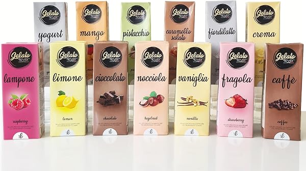 Gelato 4ever - Preparato per Gelato Pronto da Mantecare, Double Pack, Facile da Preparare, Compatibile con Tutte le Macchine per Gelati Come Ninja Creami, Magimix, HKoenig, 1L per Brick, Made in Italy - 5