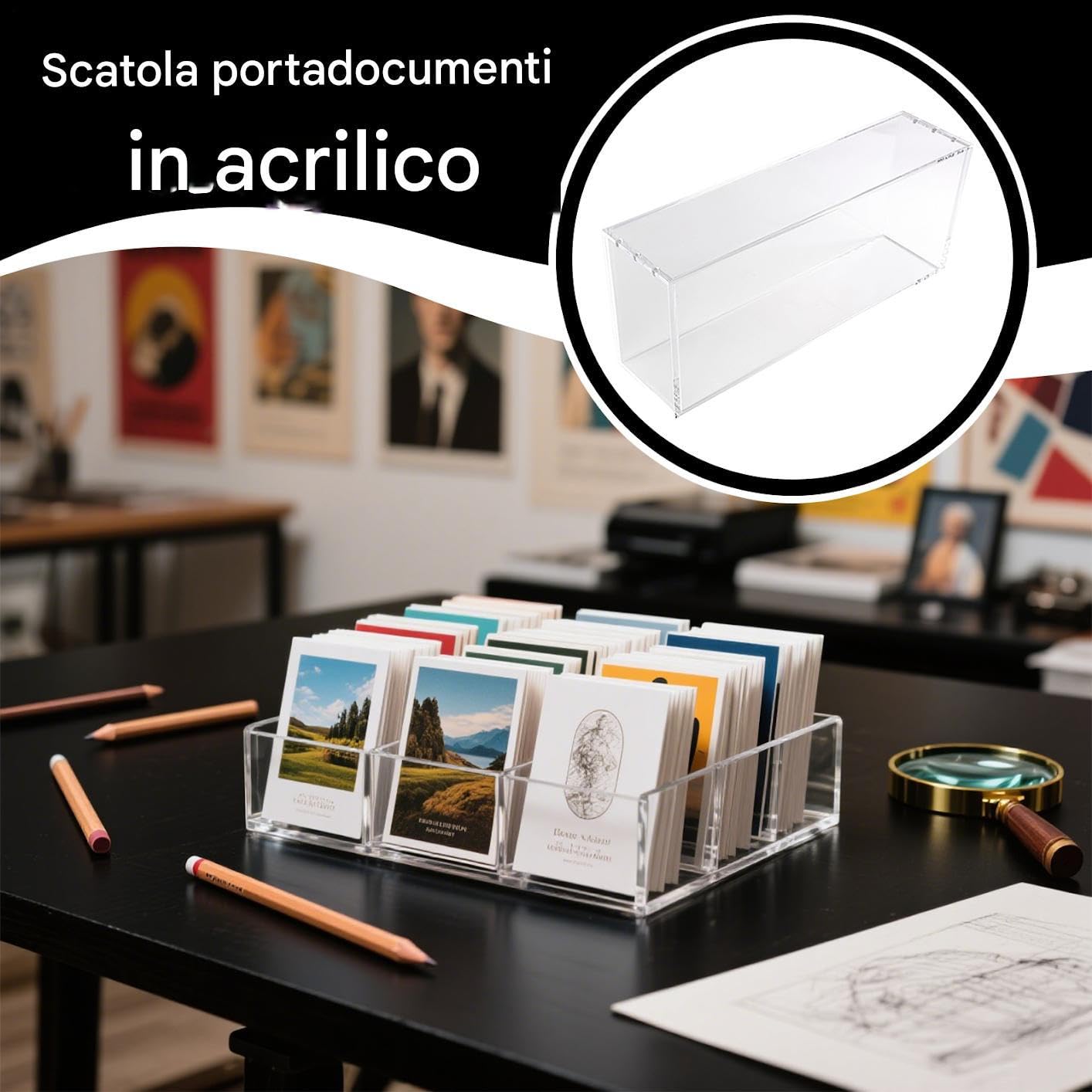 Boîte porte-cartes de collection, étui magnétique organisateur pour