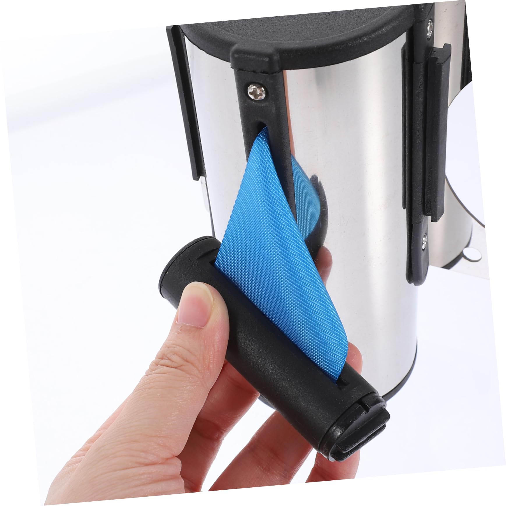 VILLFUL Zone Crowd Control Barrier Belt Wall Mount Safety Belt Wall Mount Retractable Belt Barrier Retractable Queue Barrier Belts Stainless Safety Barrier Stainless Steel